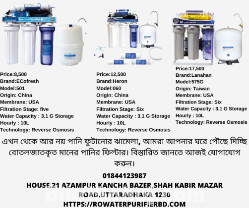 Ecofresh Ro five stage water purifier